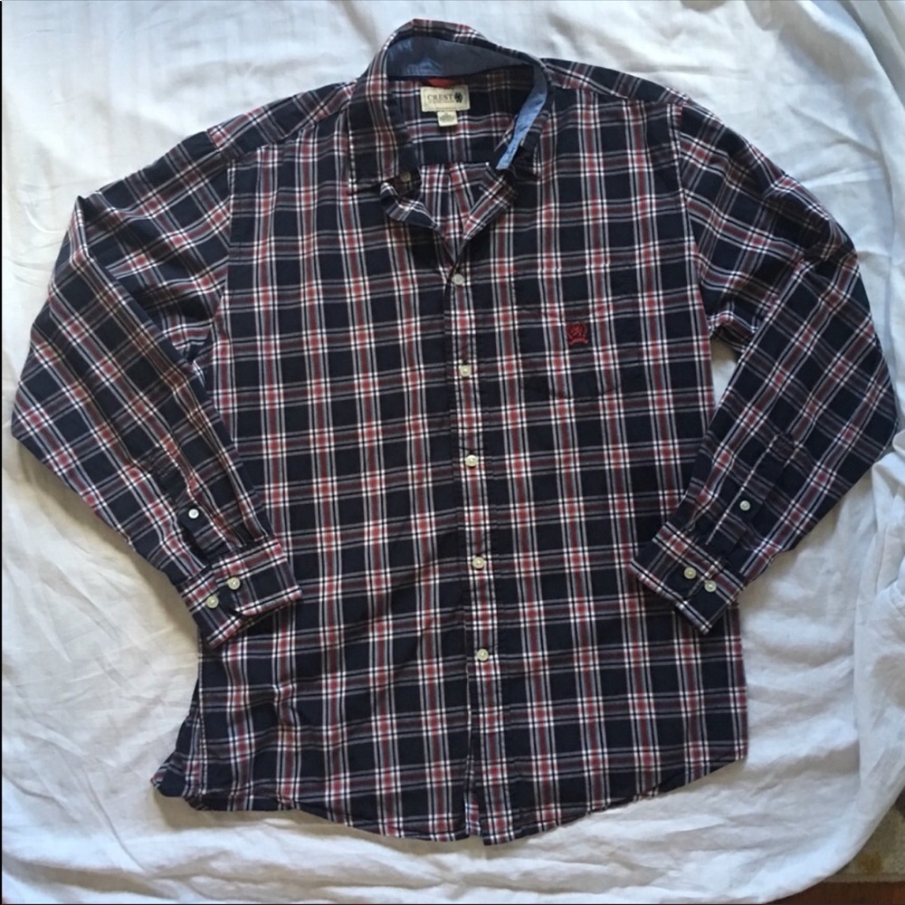 Crest by Tommy Hilfiger men’s casual button down